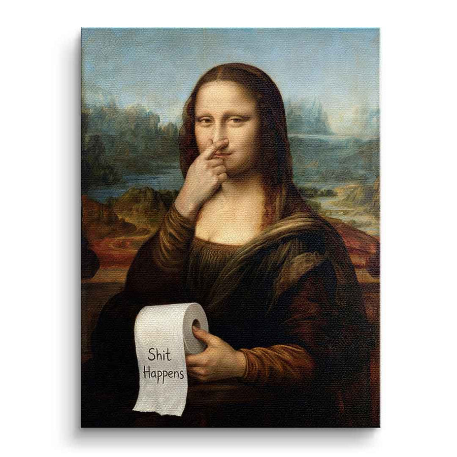 Mona Lisa 1 for toilet – front
