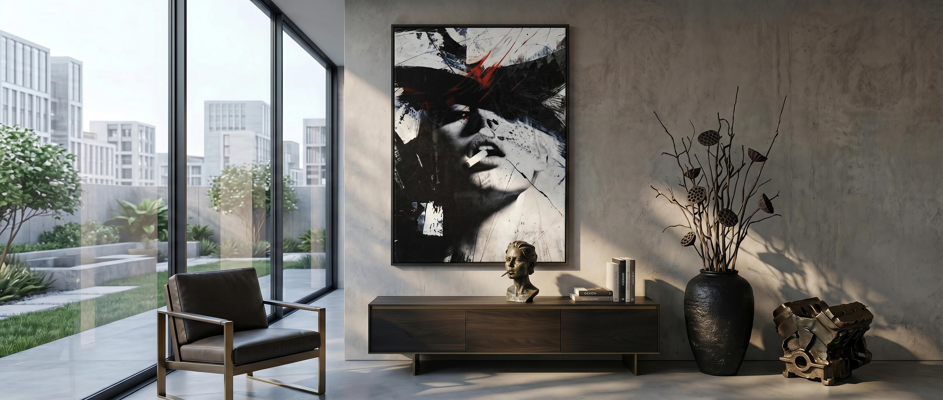 Abstract obsession Leinwandbild Banner