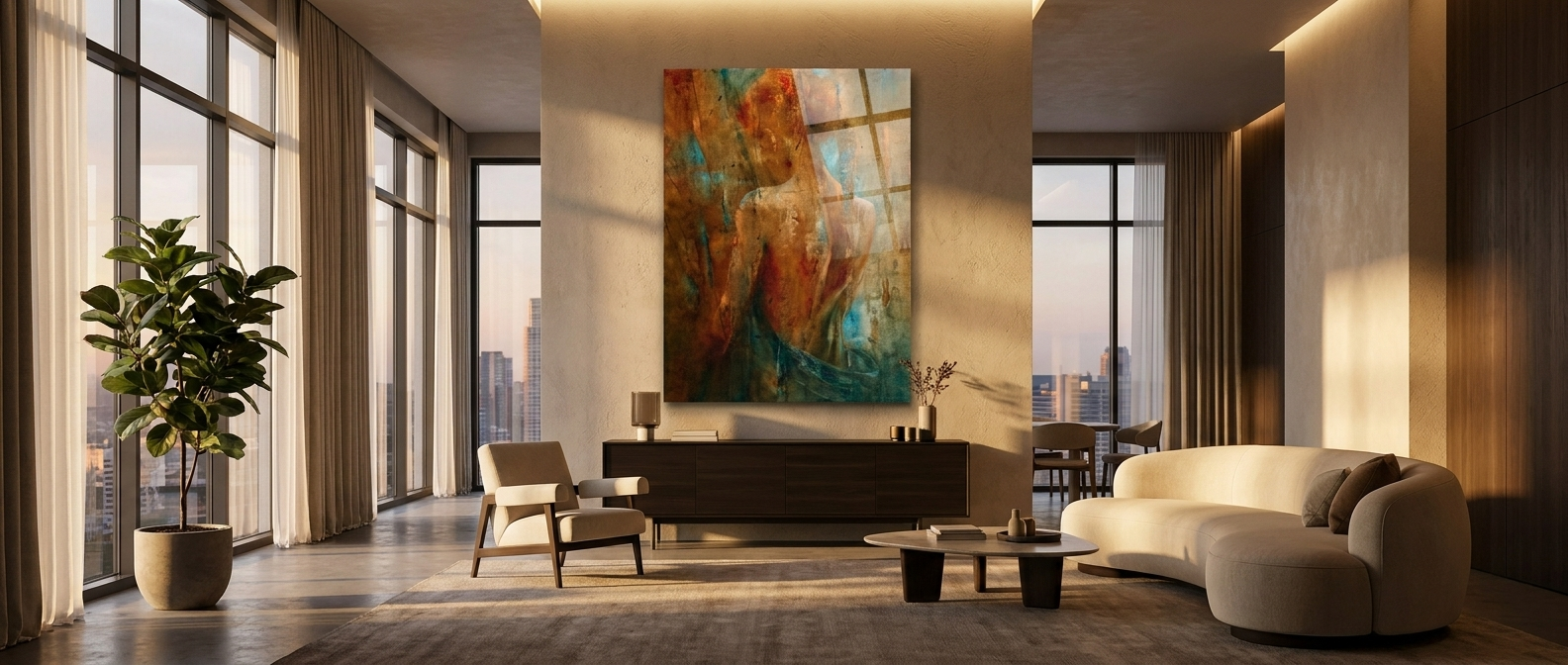 DOTCOMCANVAS Sunday Mood Acrylglas Banner