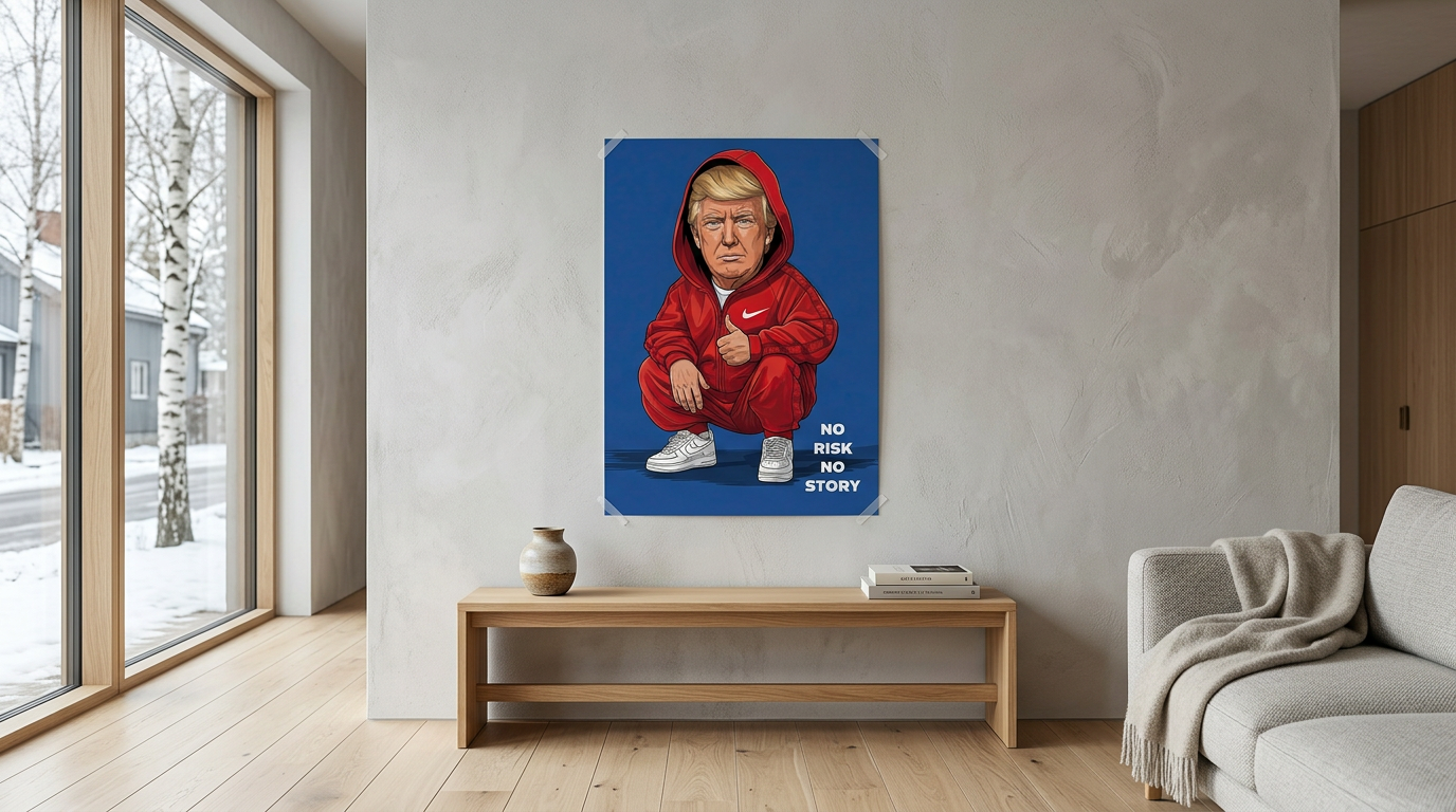 DOTCOMCANVAS Trump Swag Poster Banner