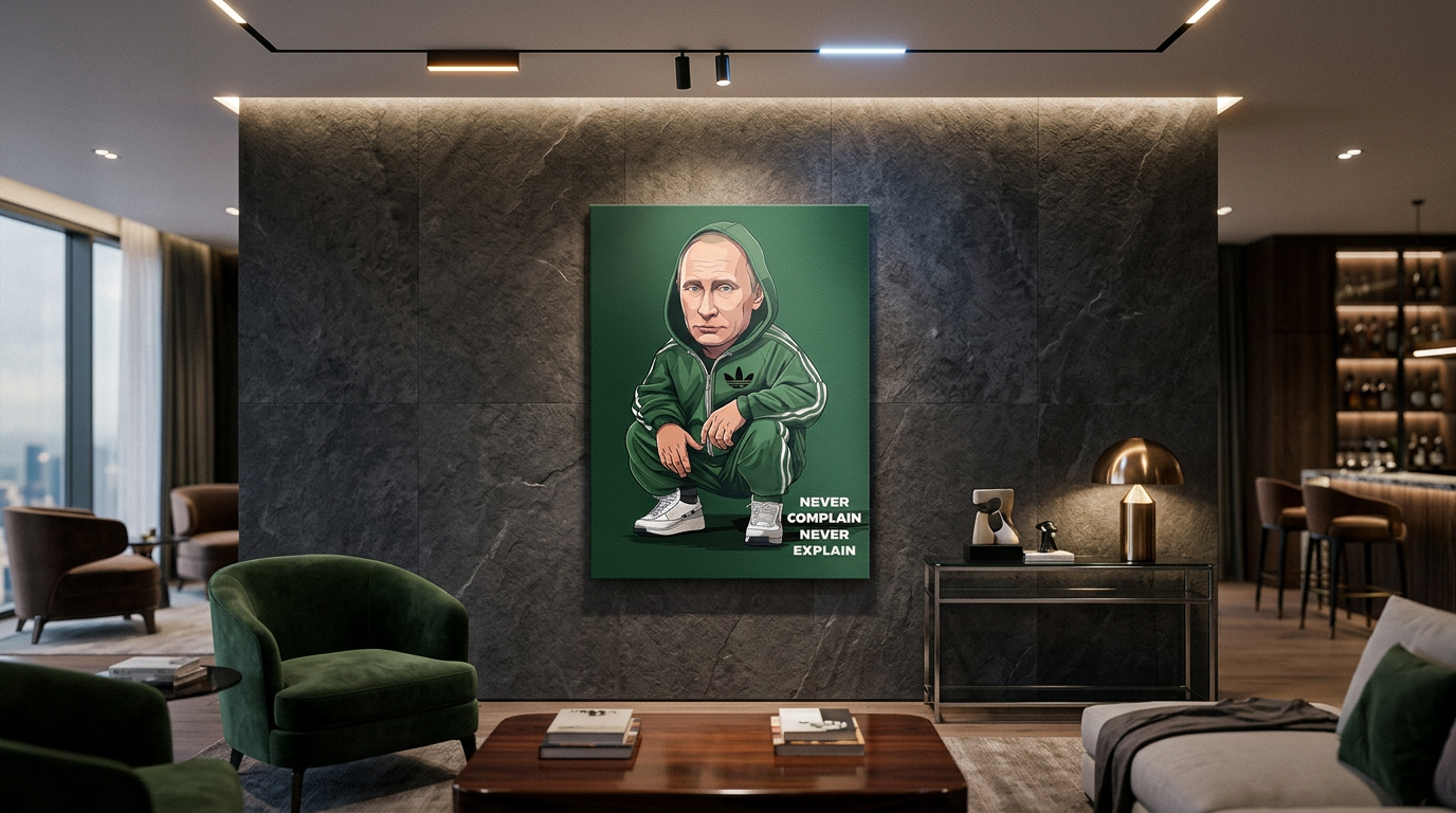 Putin Swag Canvas Banner