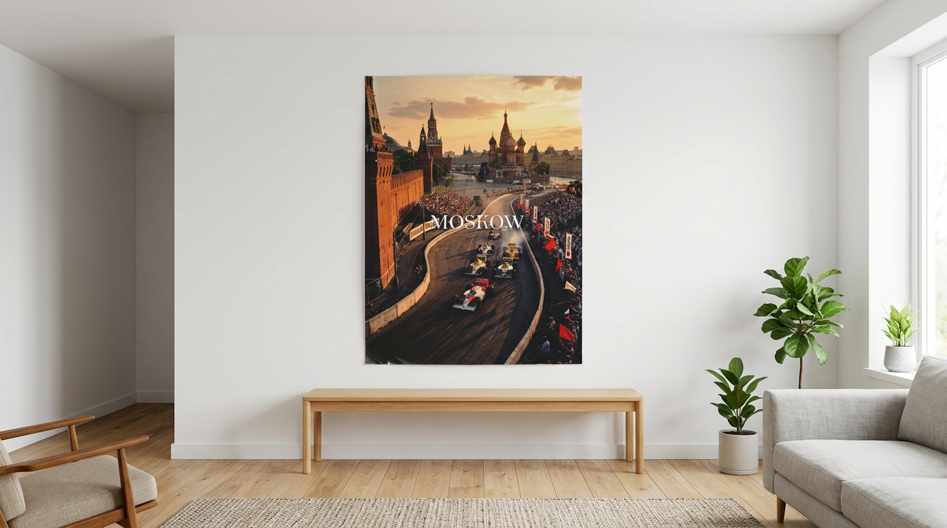 3605 Moscow F1 - Poster Banner