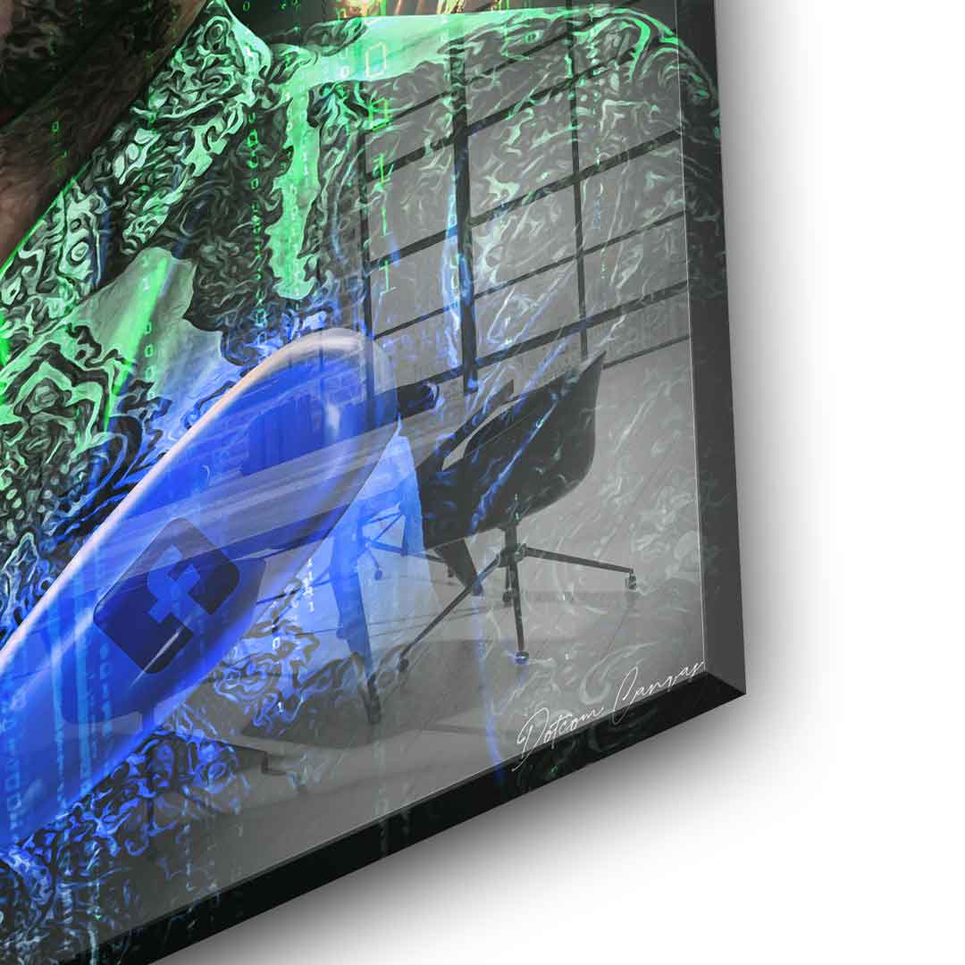 Andrew Tate V2 Fight the Matrix - Acrylglas