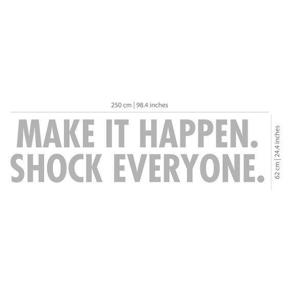 Shock everyone