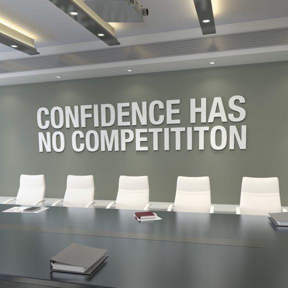 Confidence has no competition