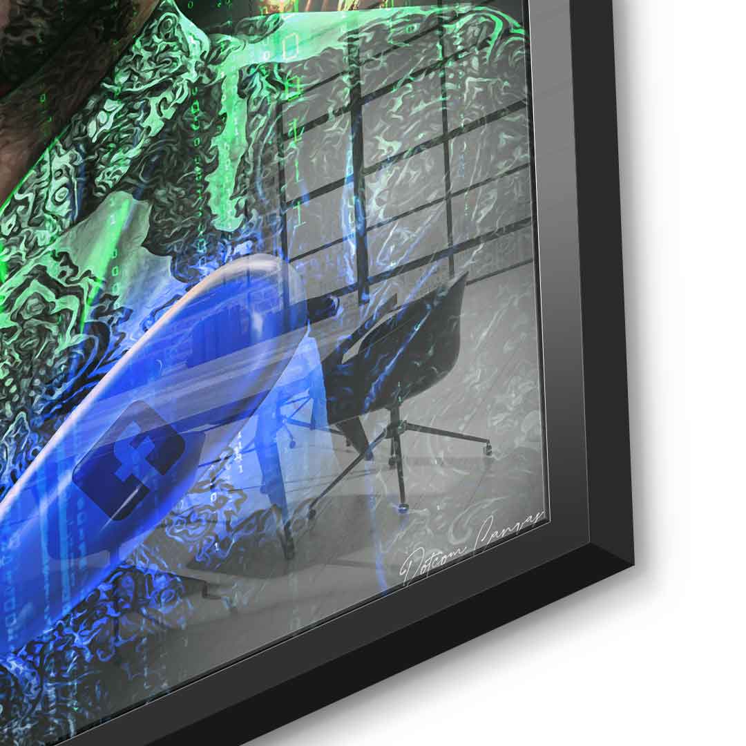 Andrew Tate V2 Fight the Matrix - Acrylglas