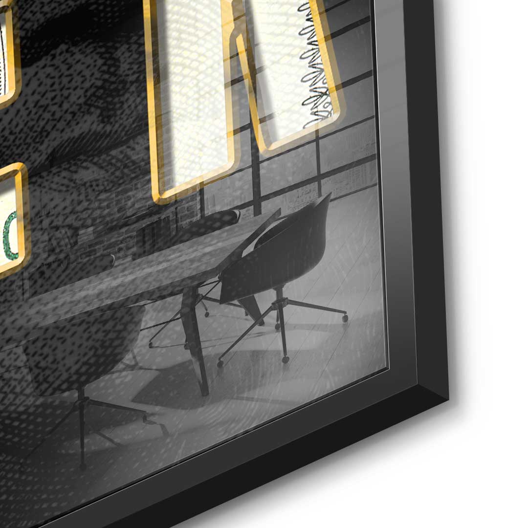Hustler acrylic glass