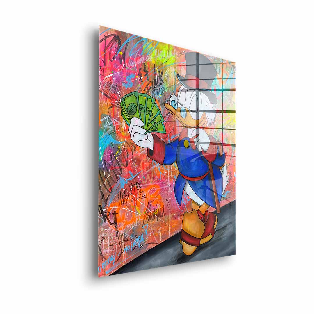 Dollar fan - acrylic glass