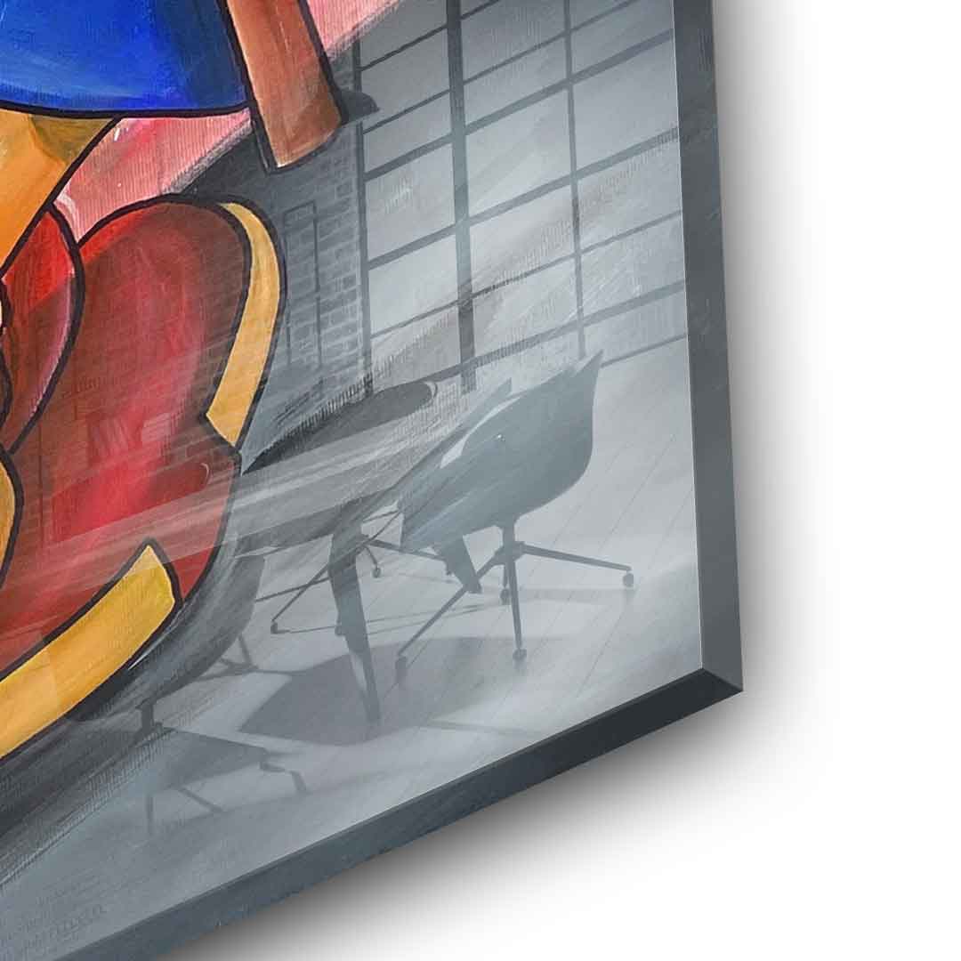 Dollar fan - acrylic glass