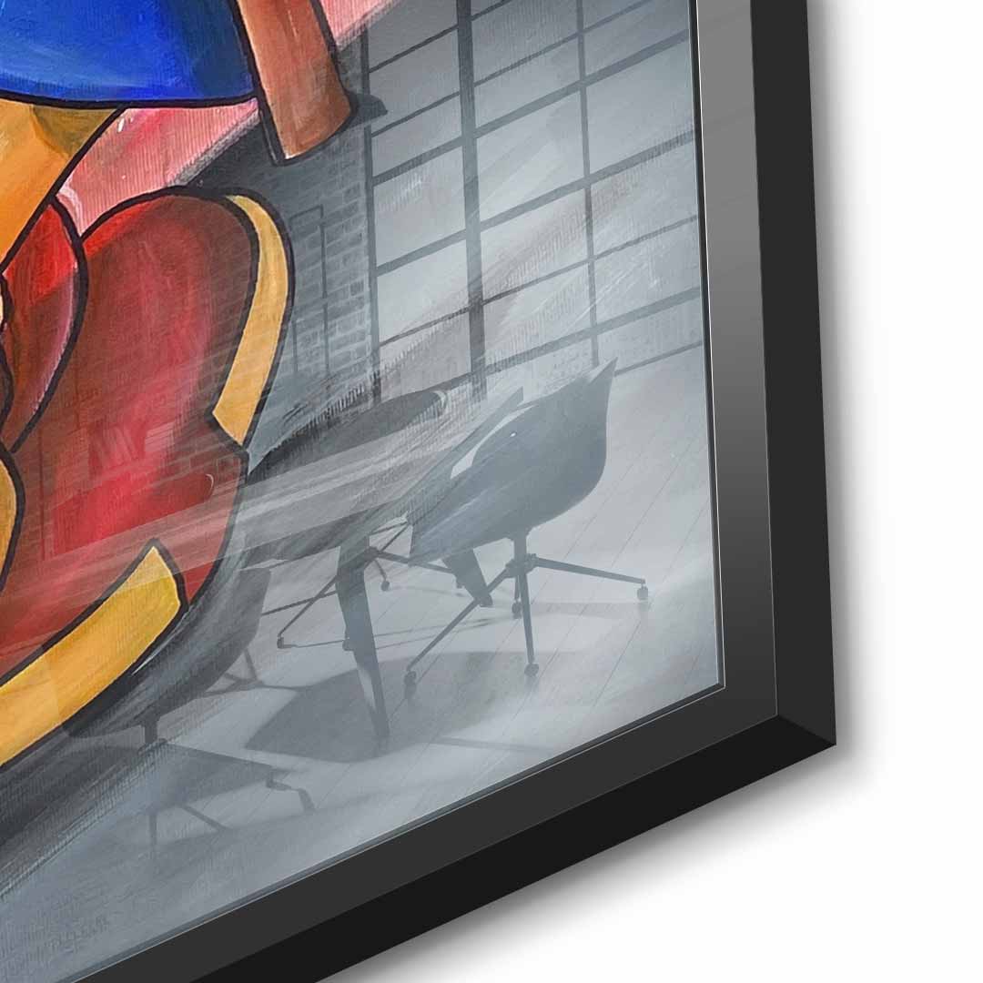 Dollar fan - acrylic glass
