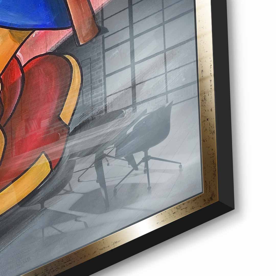 Dollar fan - acrylic glass