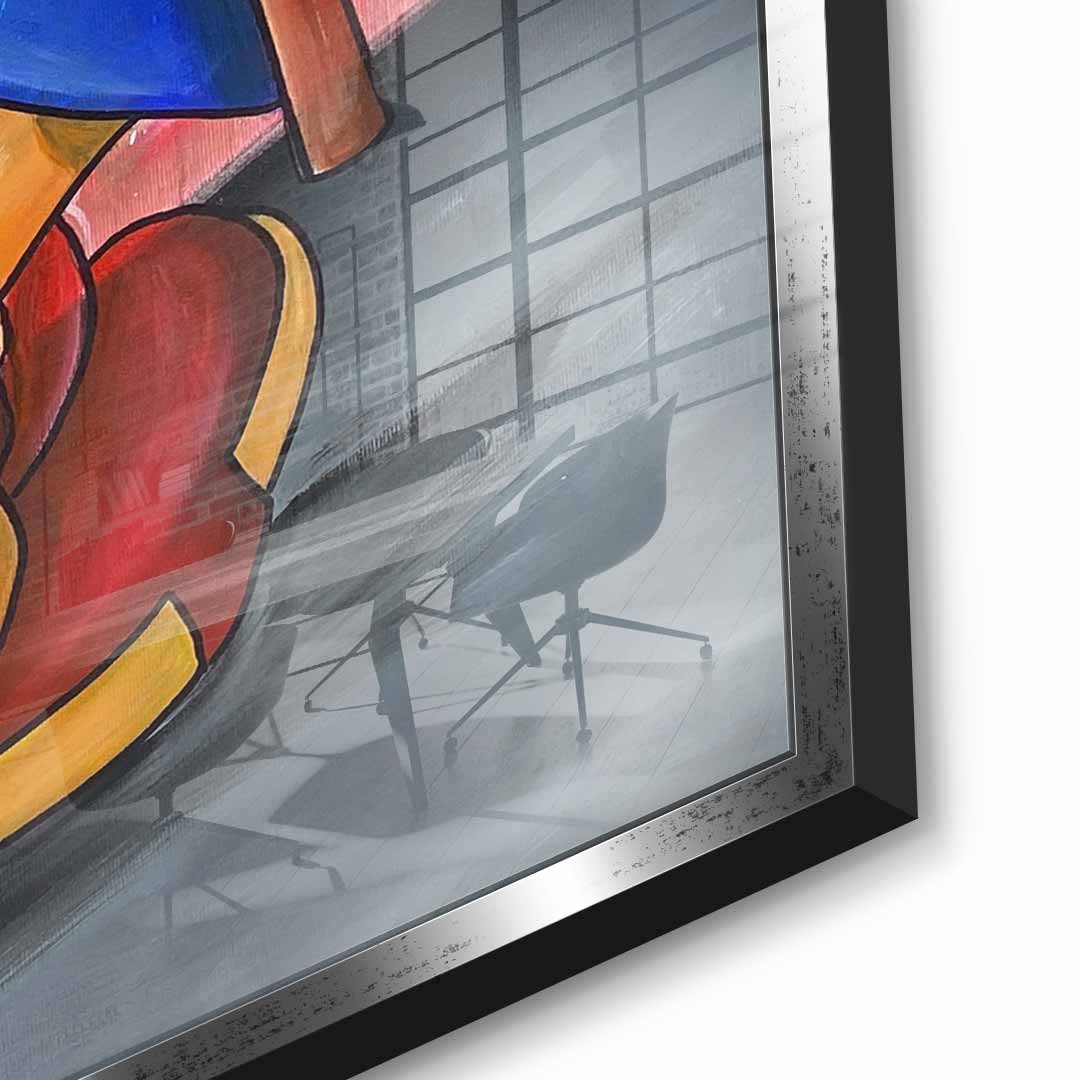 Dollar fan - acrylic glass