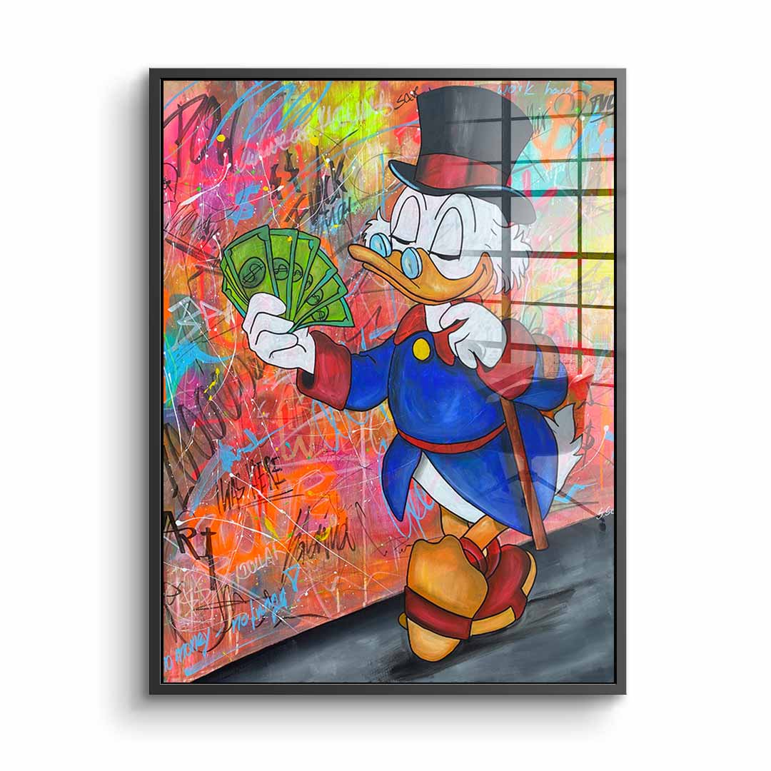 Dollar fan - acrylic glass