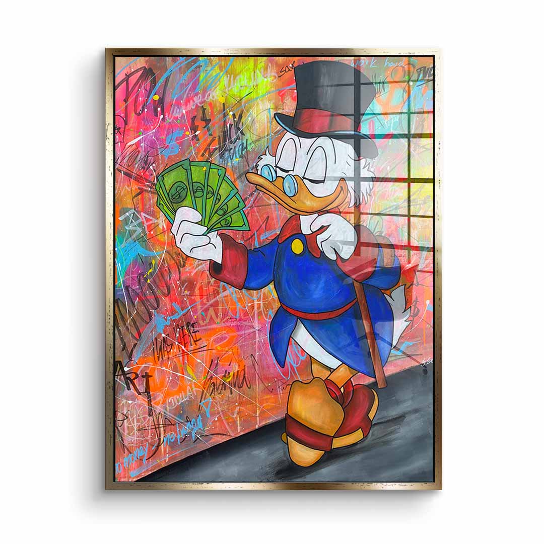 Dollar fan - acrylic glass