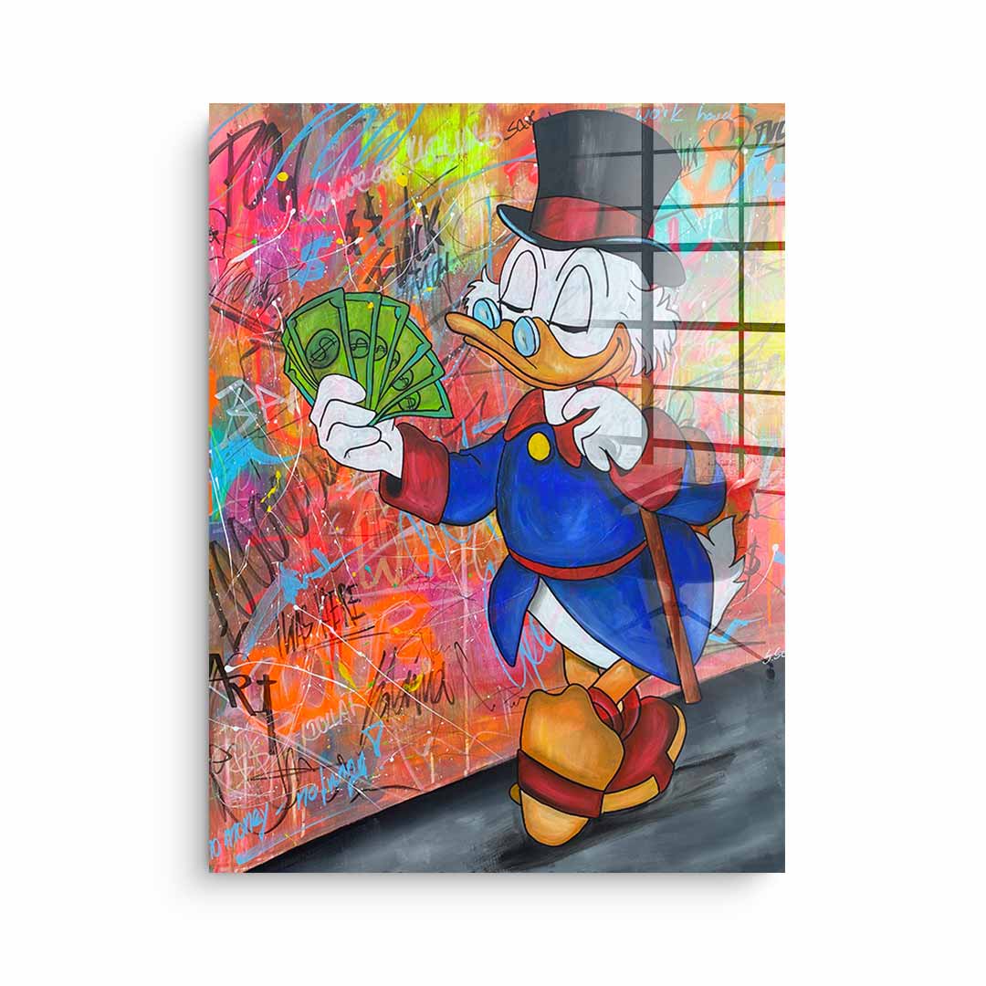 Dollar fan - acrylic glass