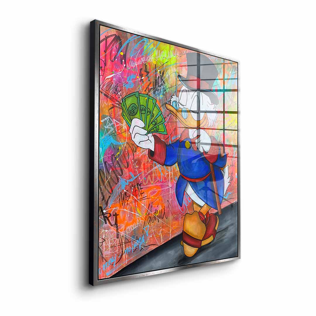 Dollar fan - acrylic glass