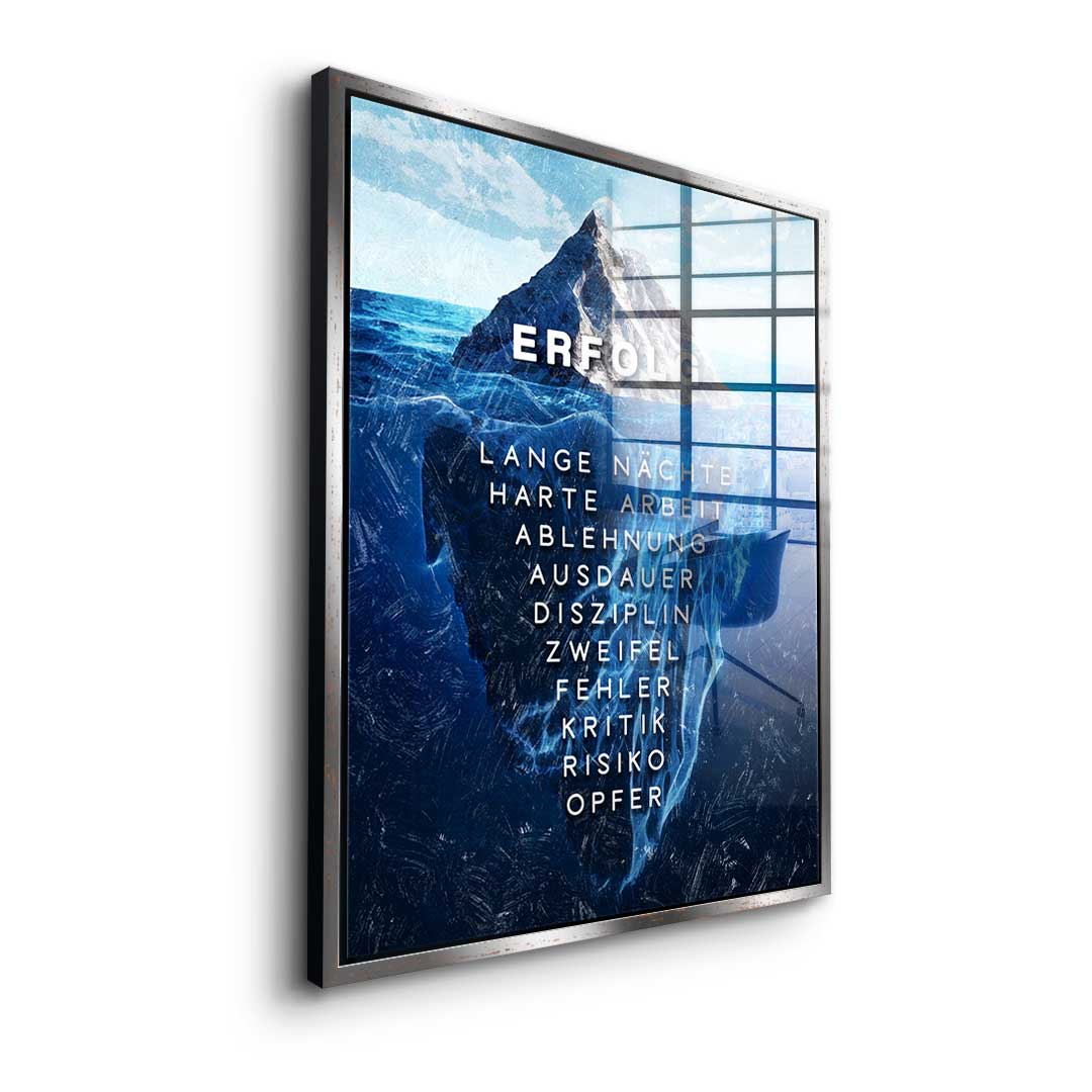 Eisberg des Erfolgs - Acrylglas