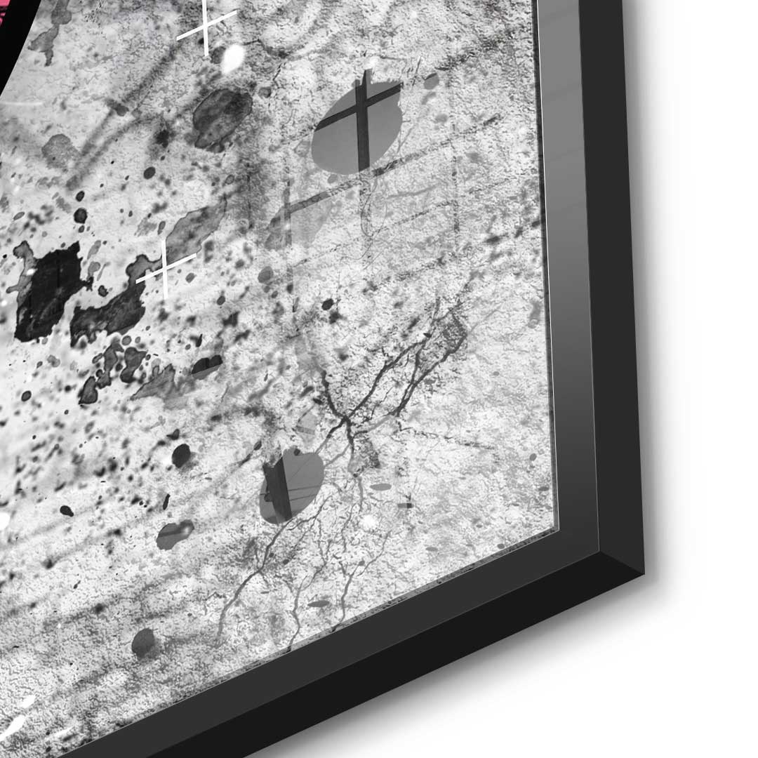 Graffiti Kiss - Acrylglas