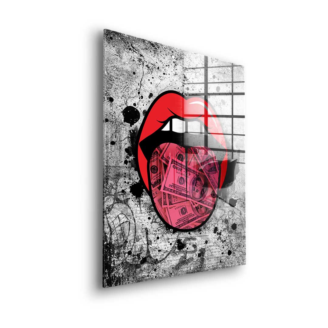 Graffiti Kiss - Acrylglas