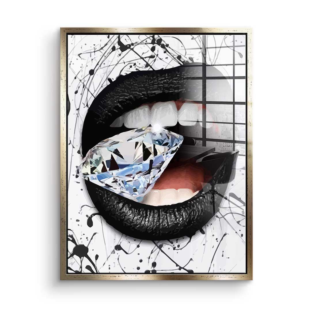 Diamond Mouth - Acrylglas