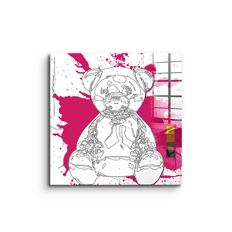 Bear Splash - Acrylglas