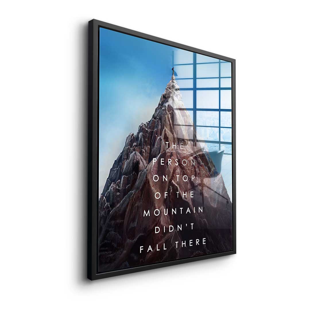 Mountain of success - acrylic glass