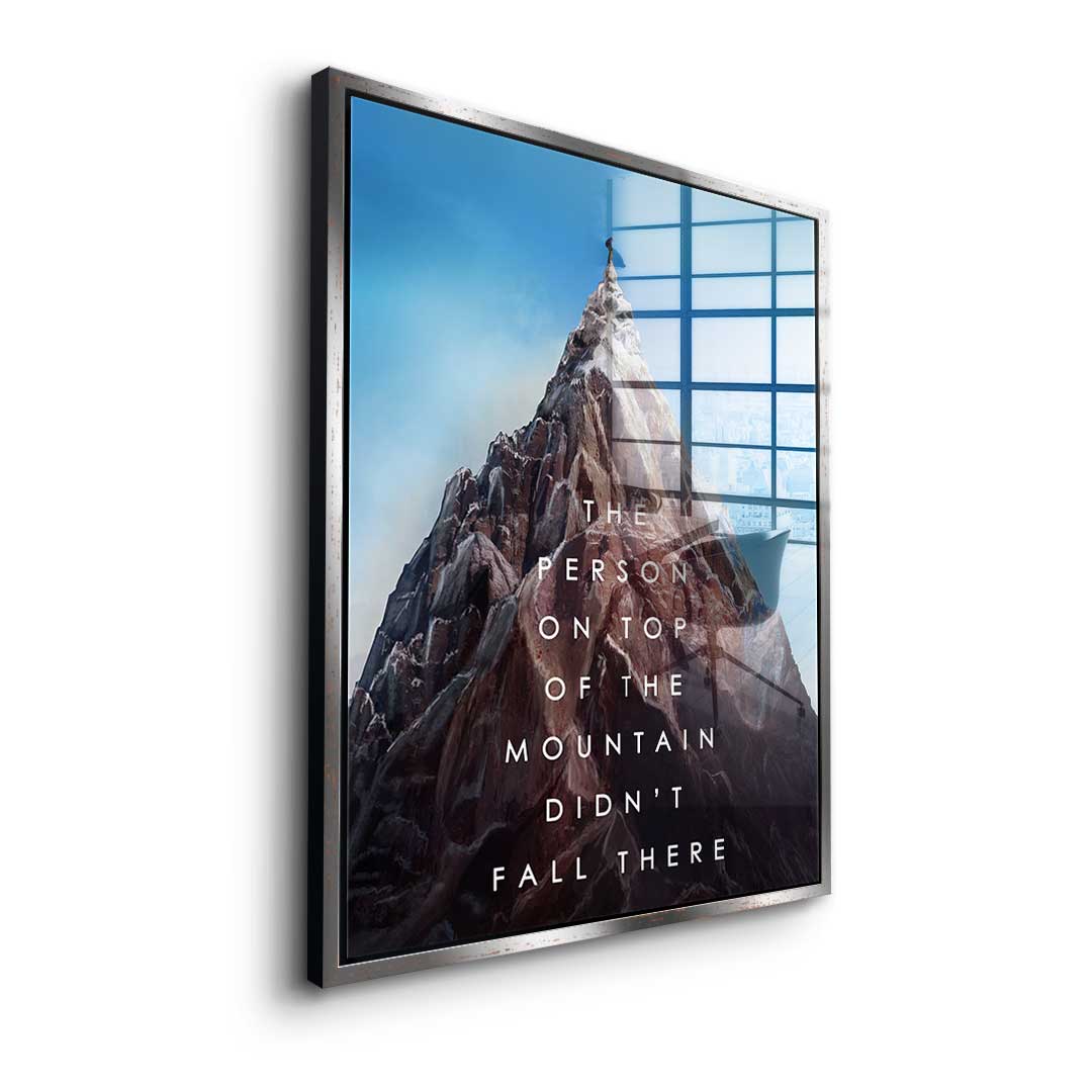 Mountain of success - acrylic glass