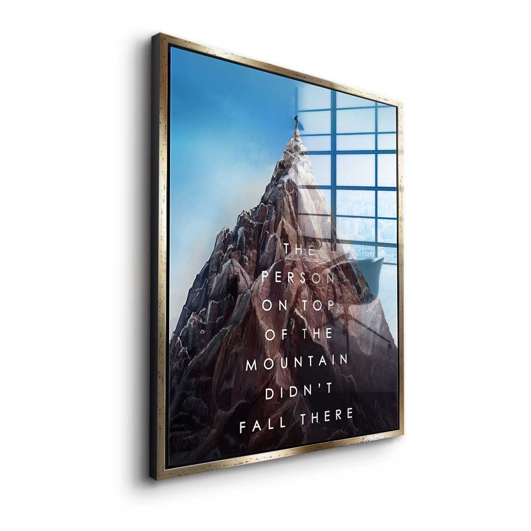 Mountain of success - acrylic glass
