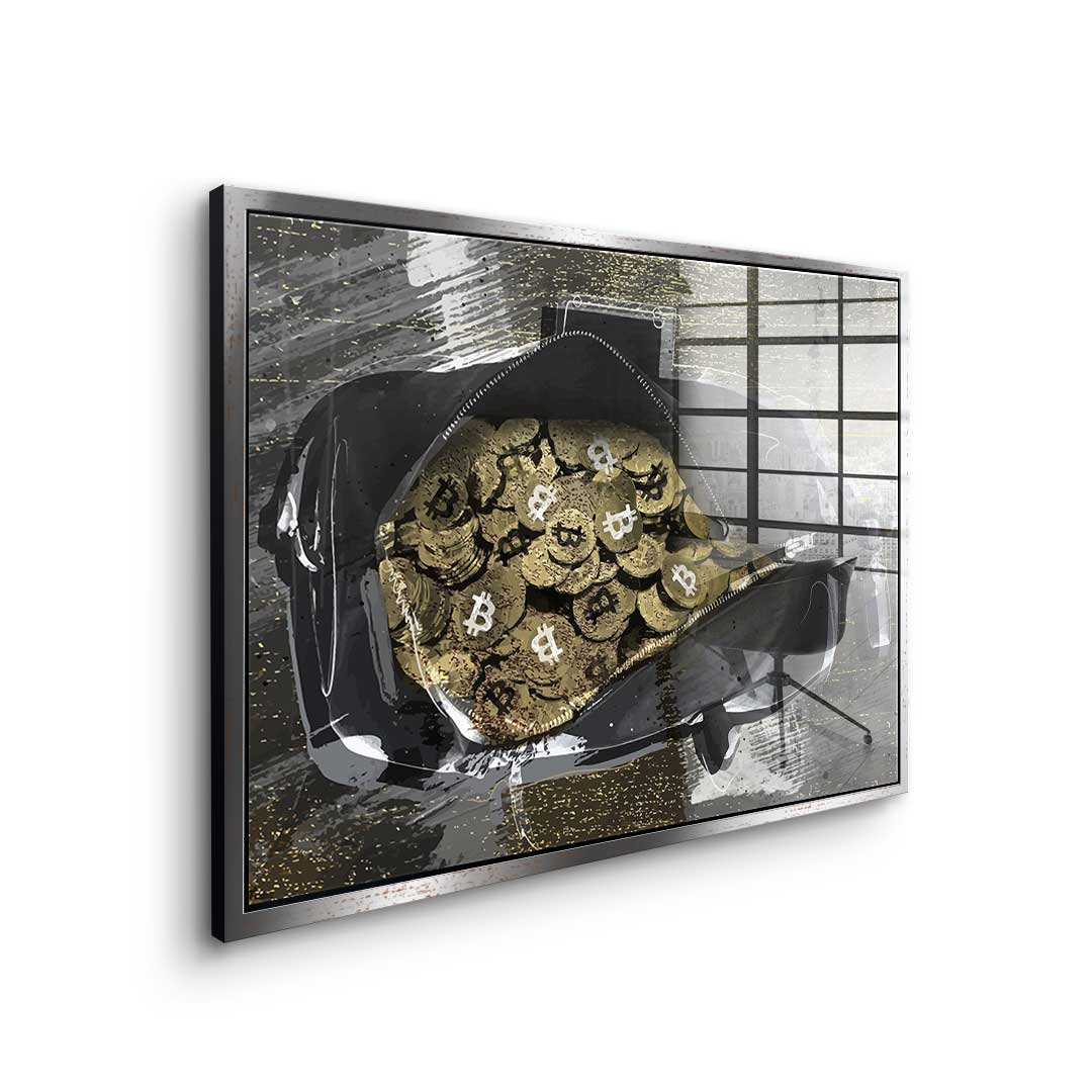 Bitcoin BAG - acrylic glass