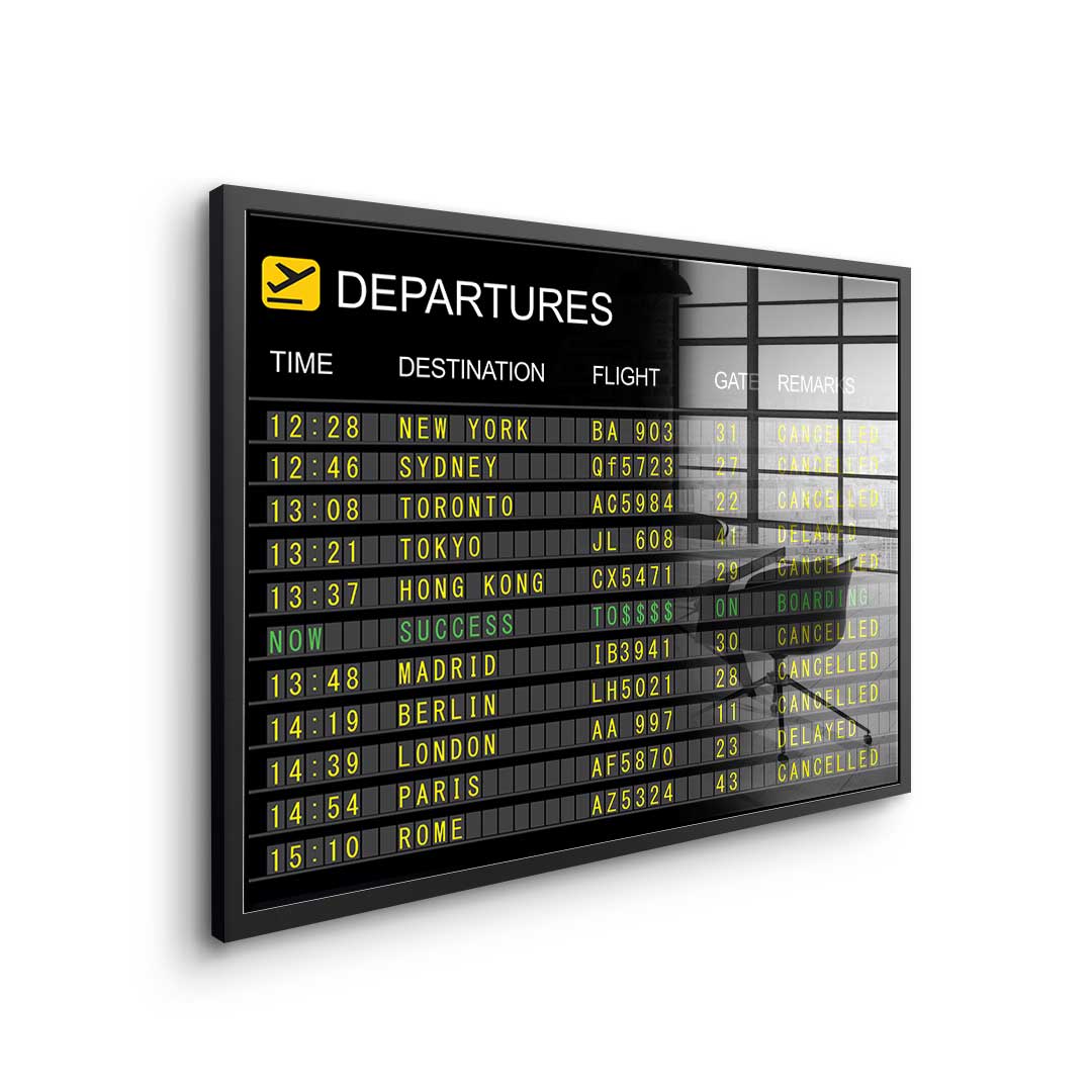 Boarding to Success - Acrylglas