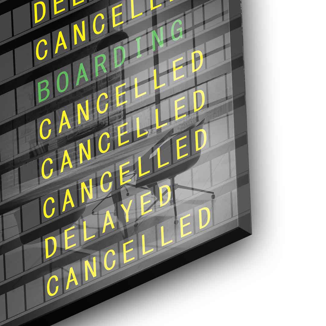 Boarding to Success - Acrylglas