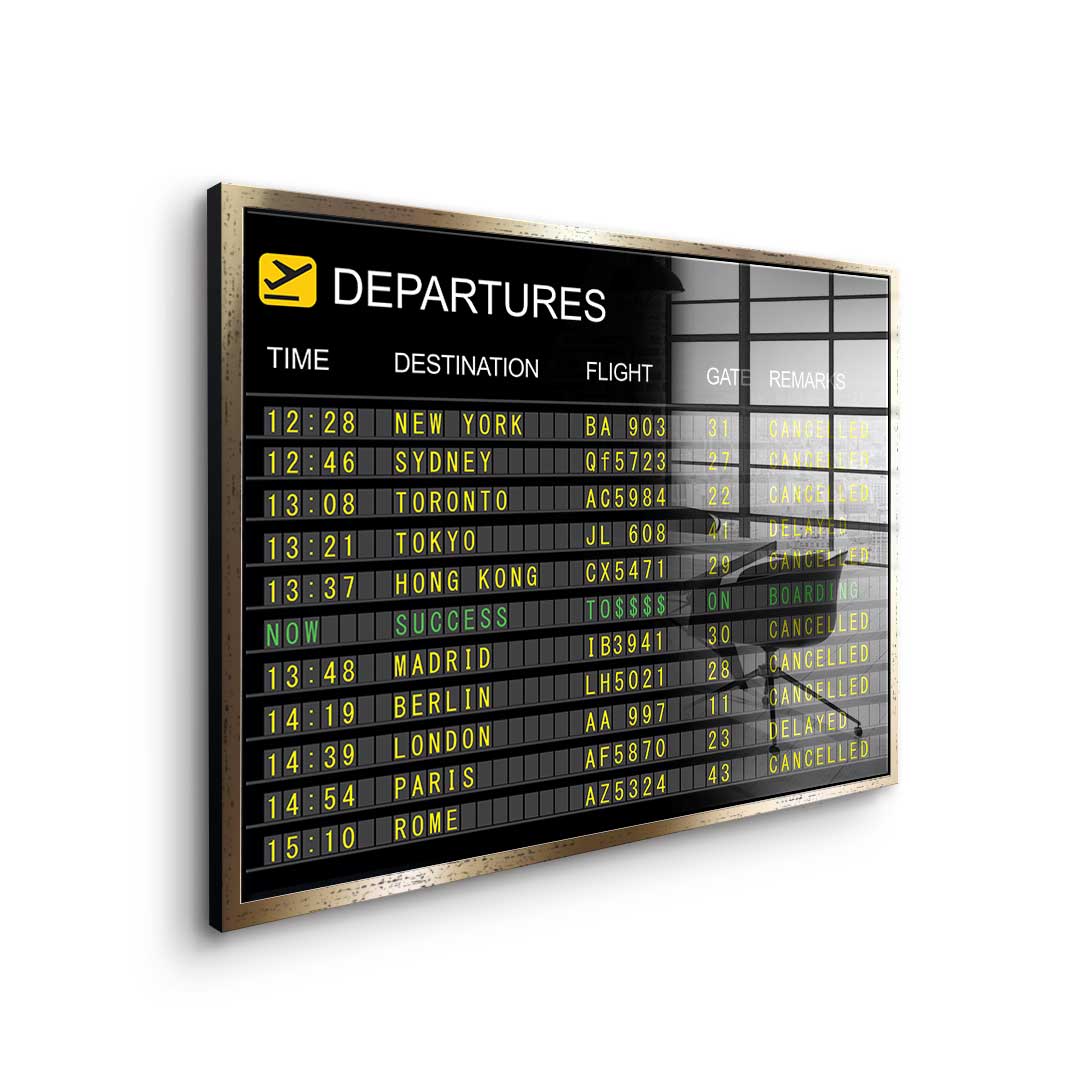 Boarding to Success - Acrylglas