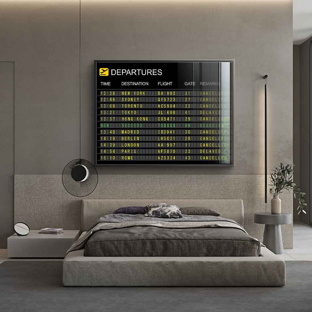 Boarding to Success - Acrylglas