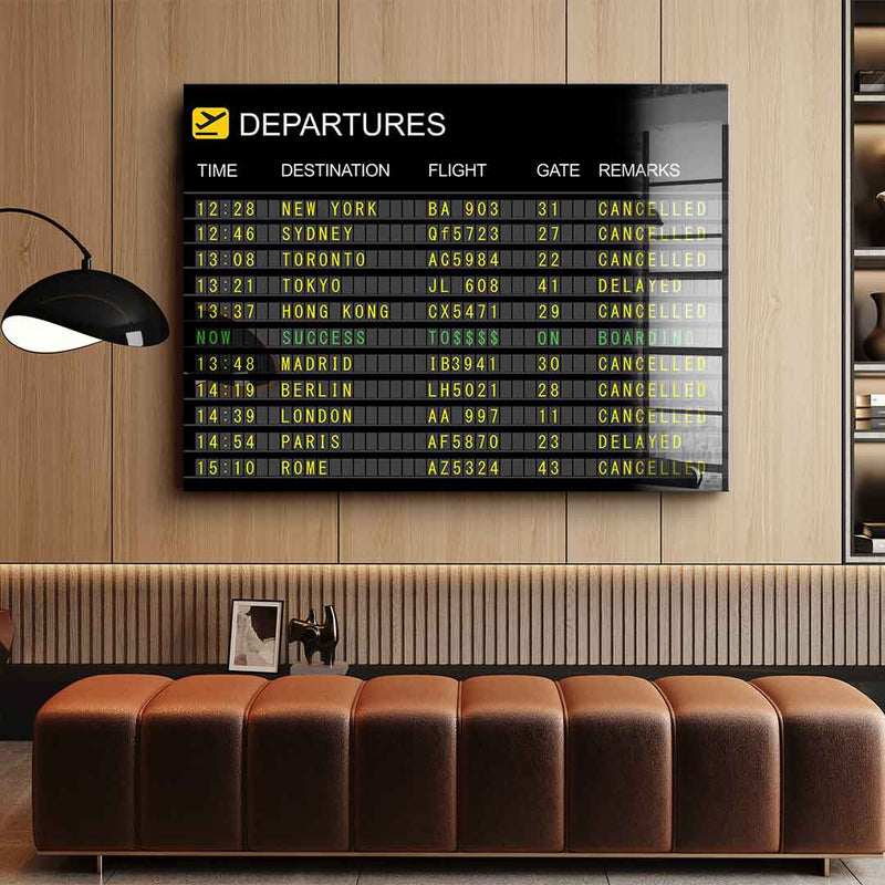 Boarding to Success - Acrylglas