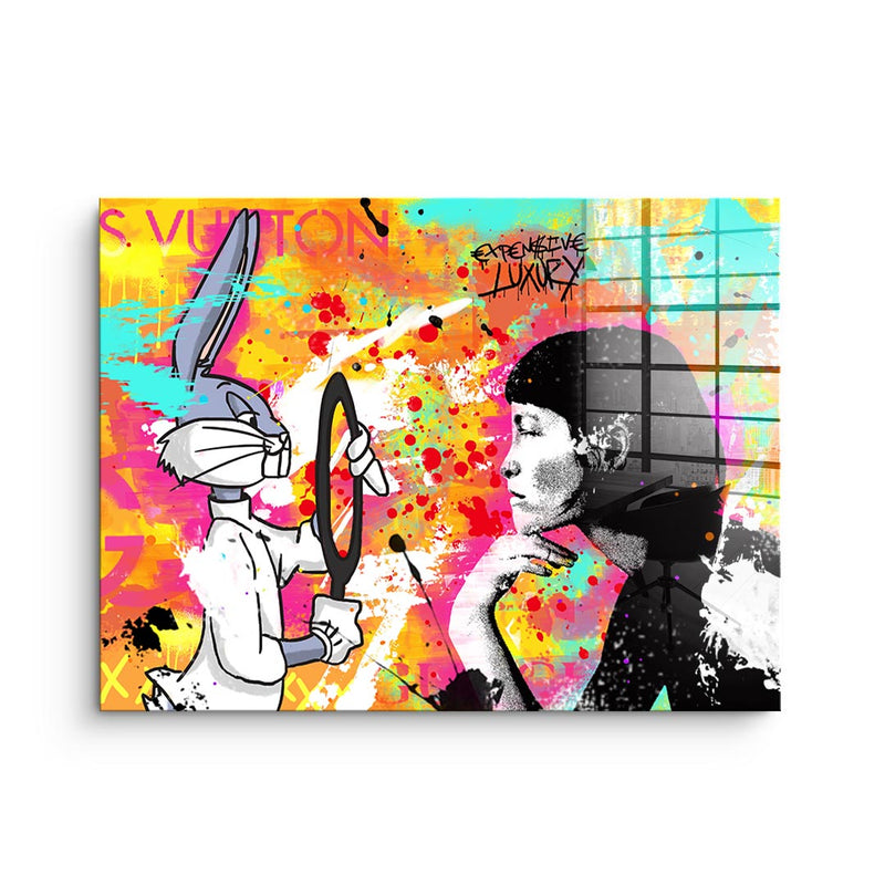 Beauty Bunny - Acrylglas
