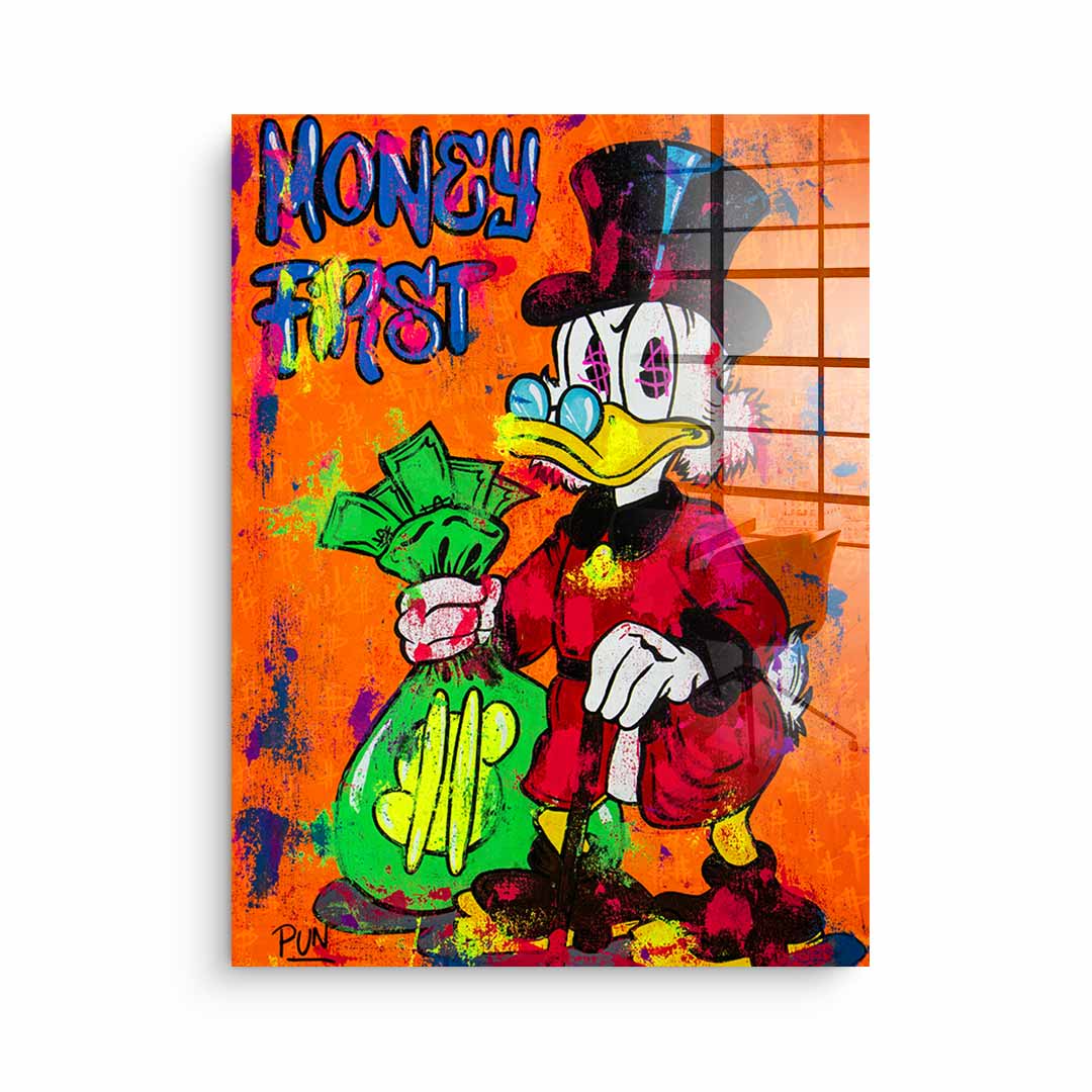 Money First - Acrylglas