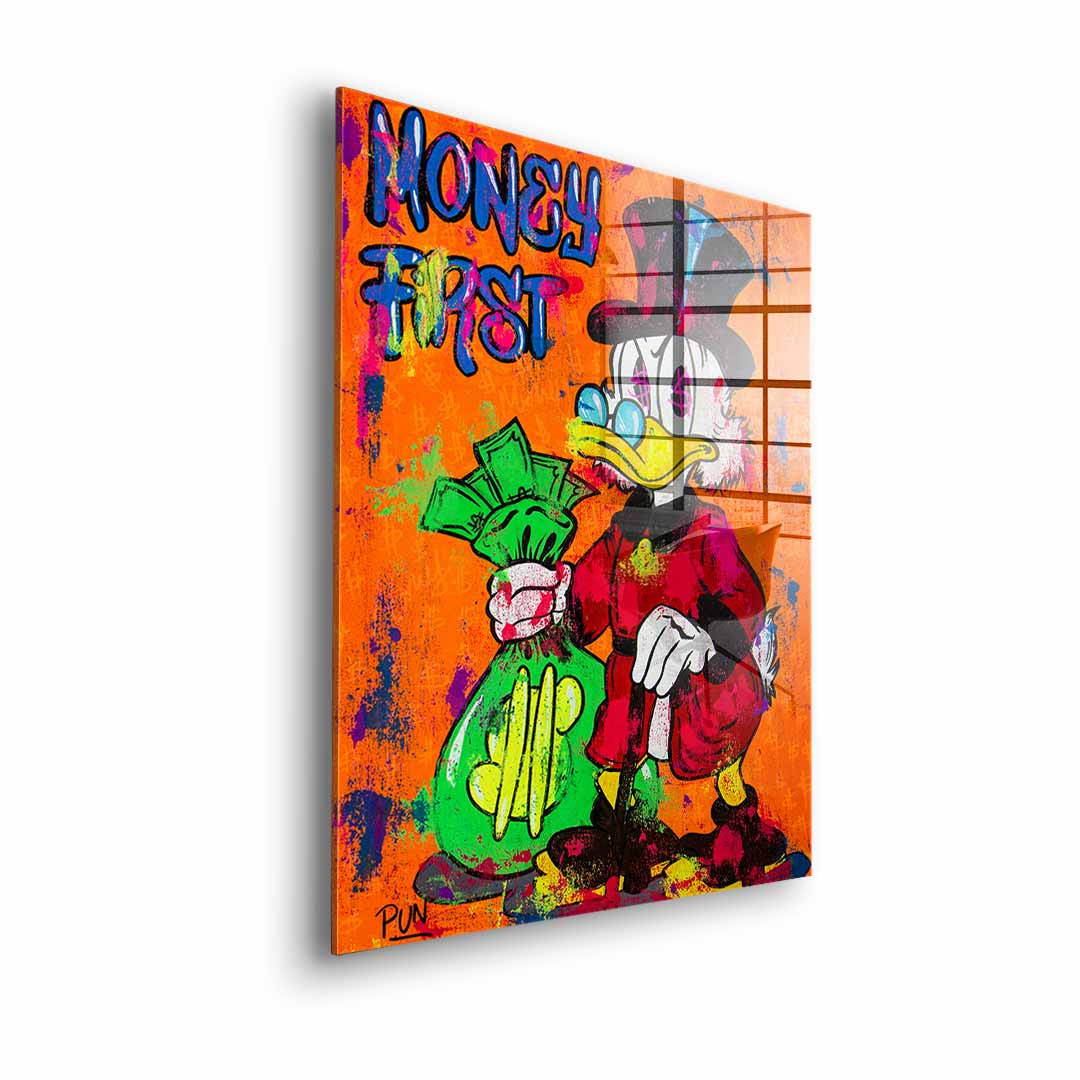 Money First - Acrylglas