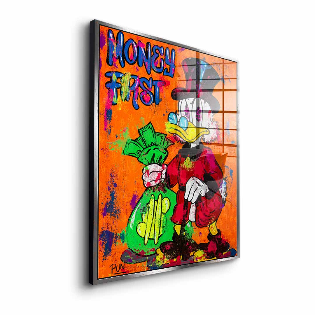 Money First - Acrylglas