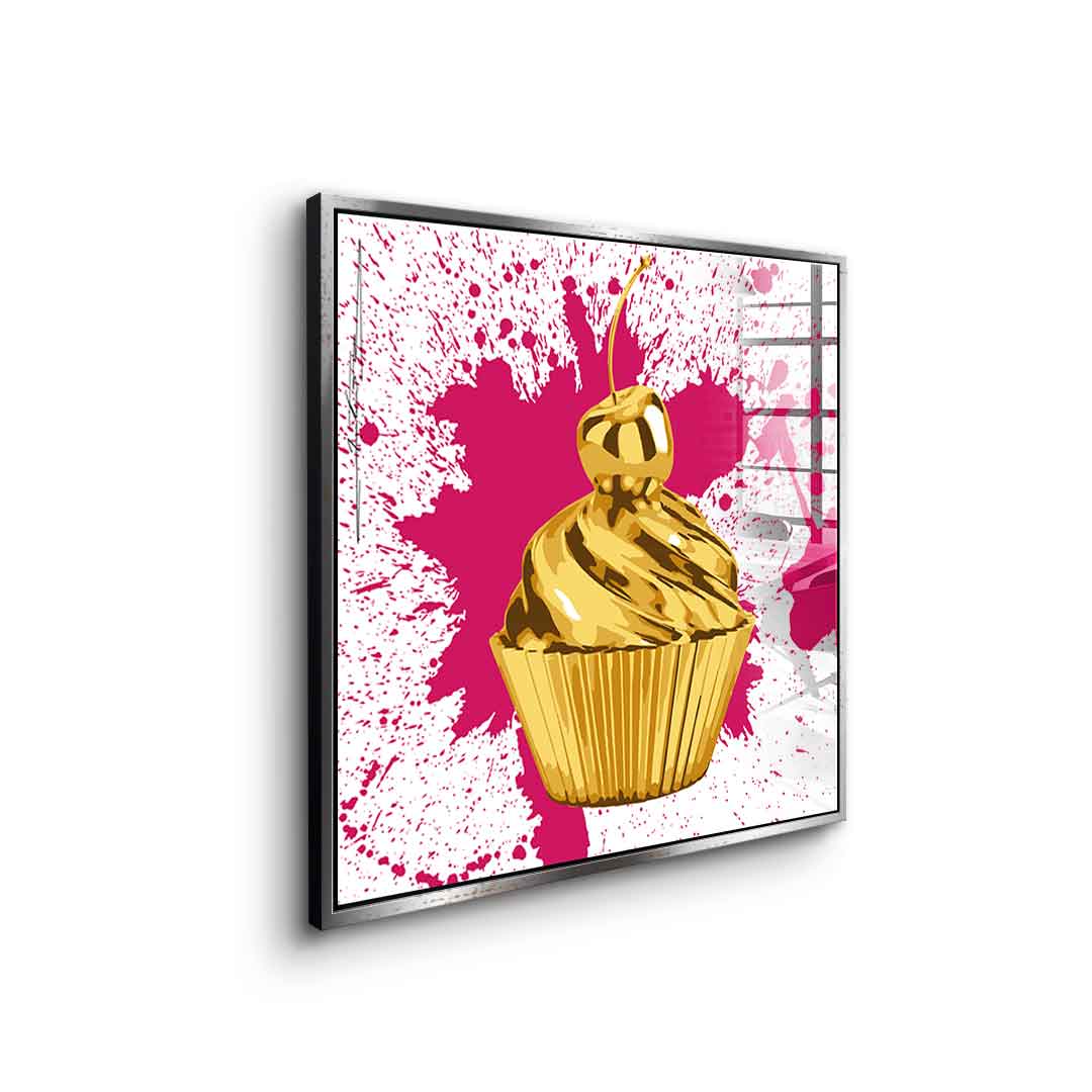 Cupcake Splash - Acrylglas