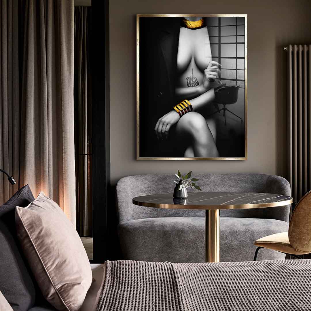 Elegant pose - acrylic glass