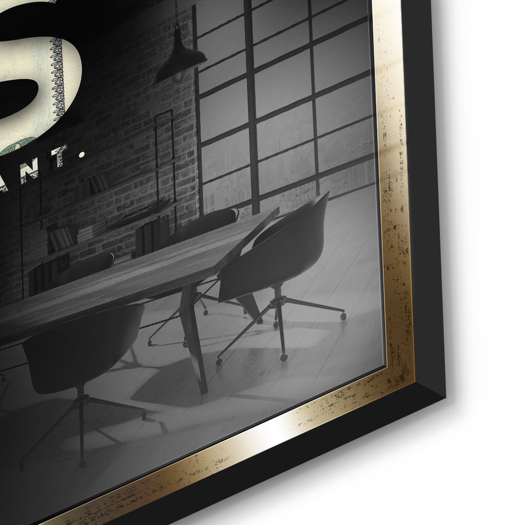 Focus on what you want - acrylic glass