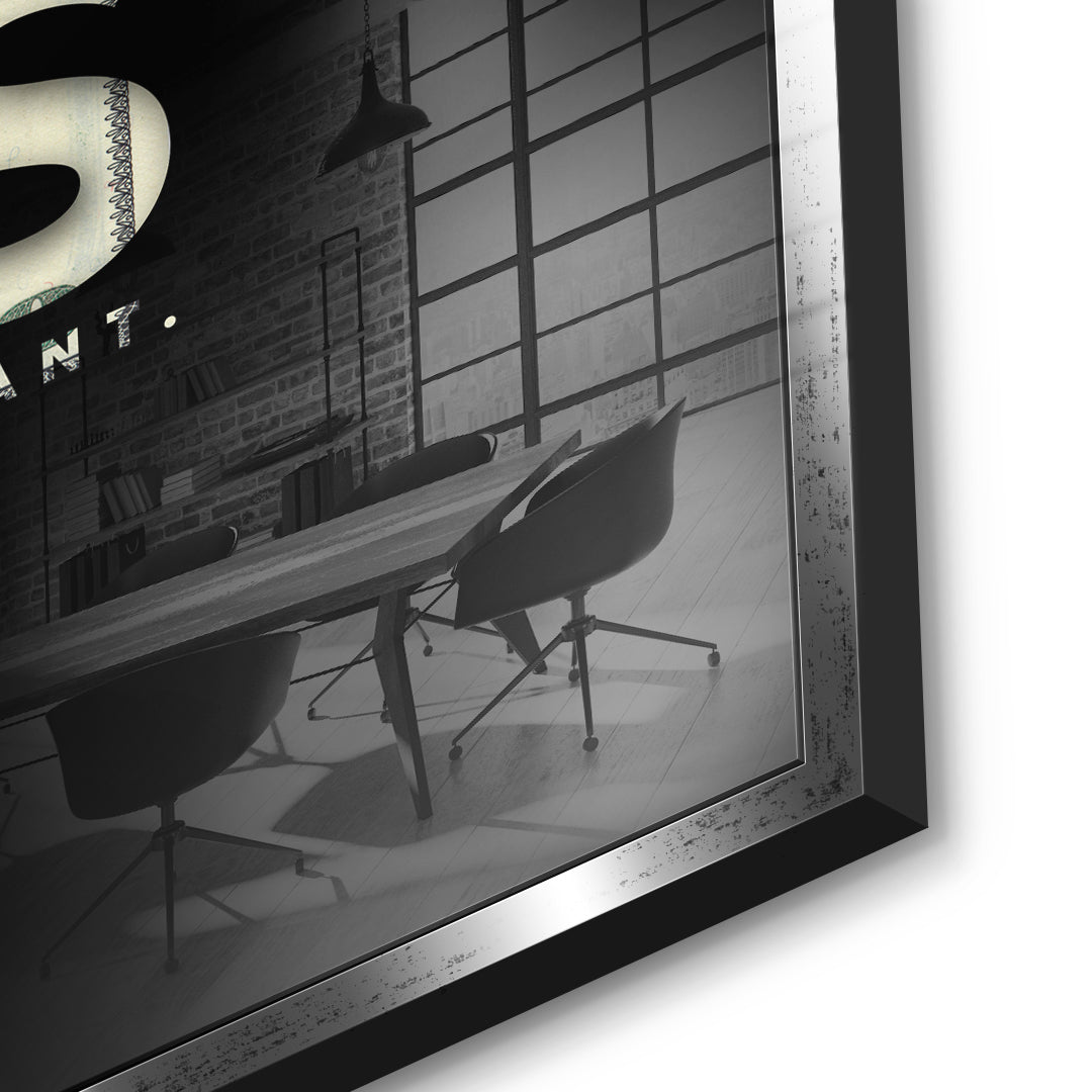 Focus on what you want - acrylic glass
