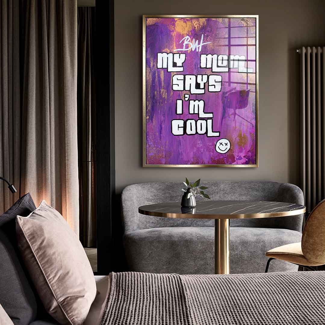 GTA Mom quote - acrylic glass