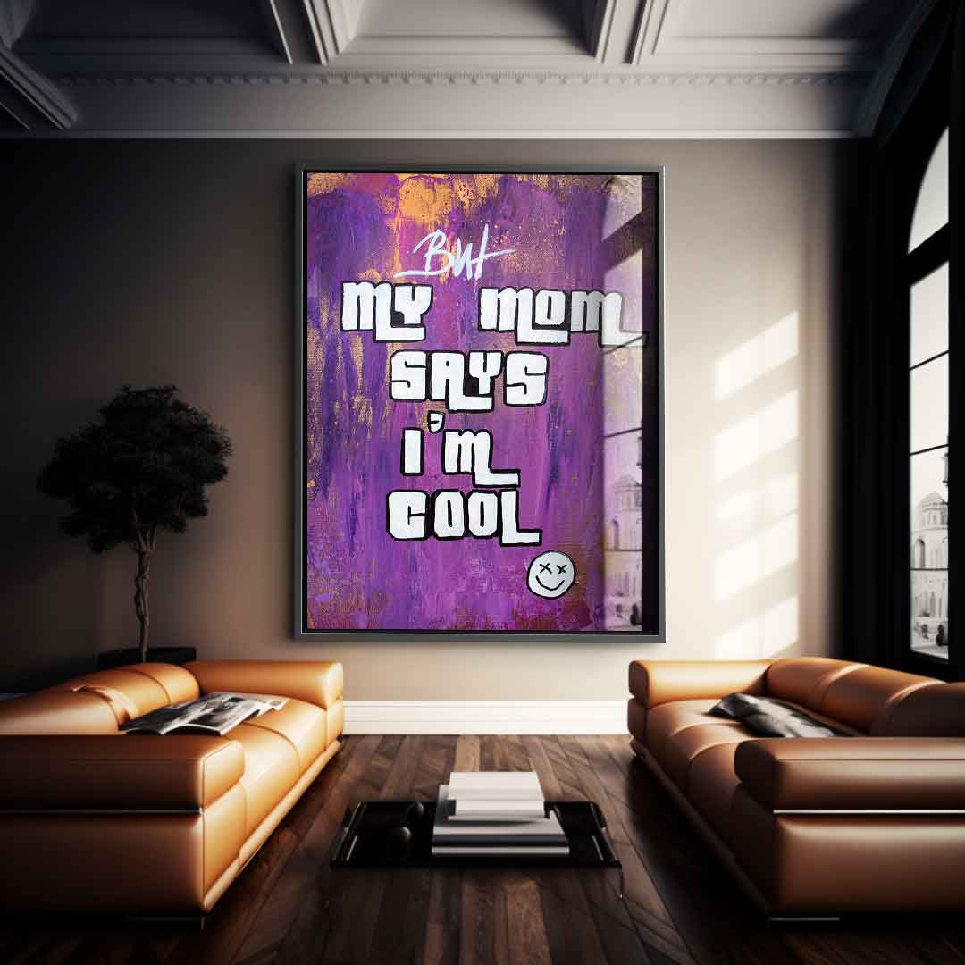 GTA Mom quote - acrylic glass
