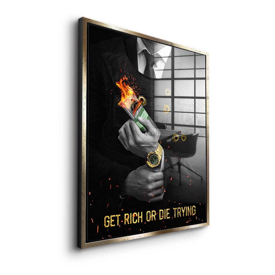 Get Rich - acrylic glass