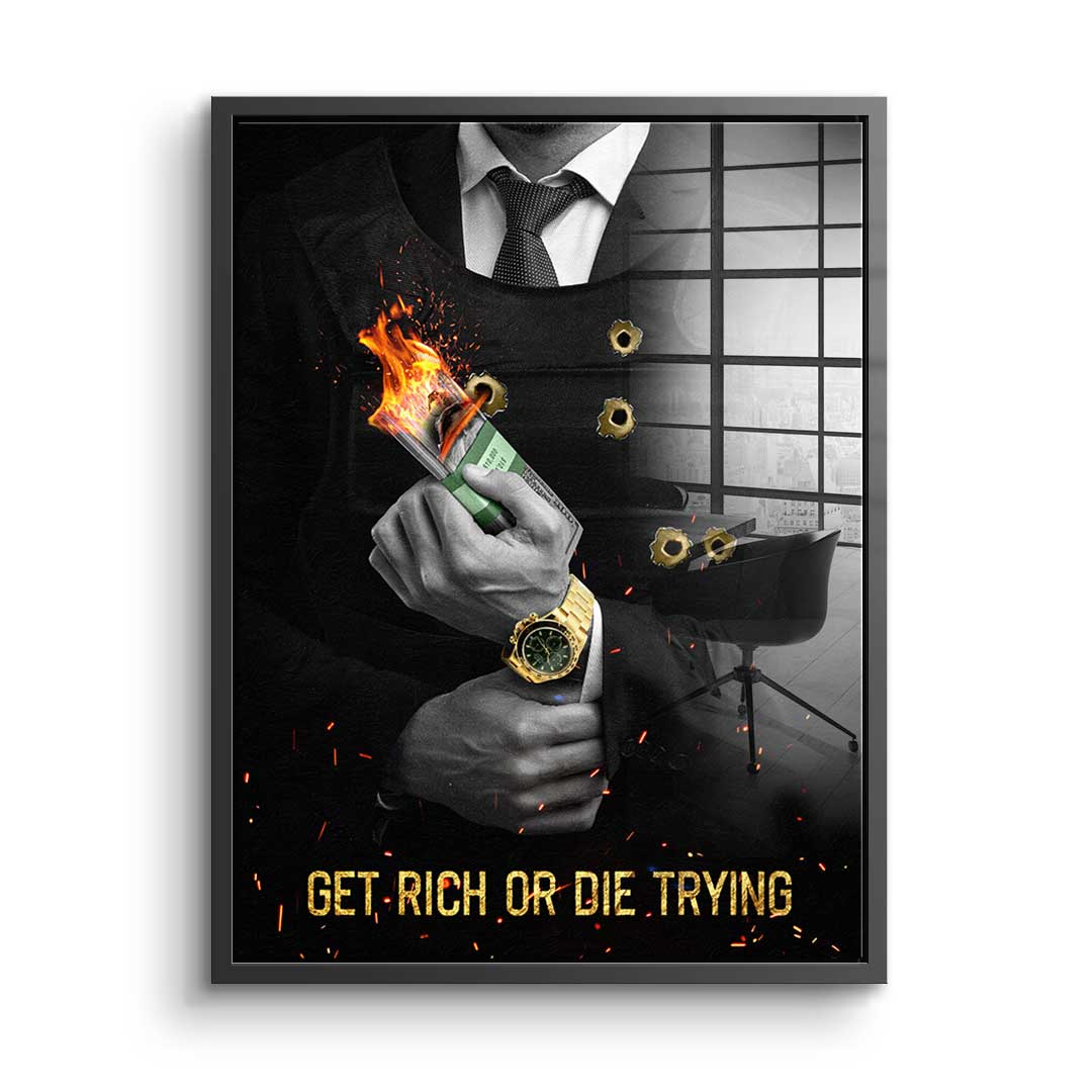 Get Rich - acrylic glass