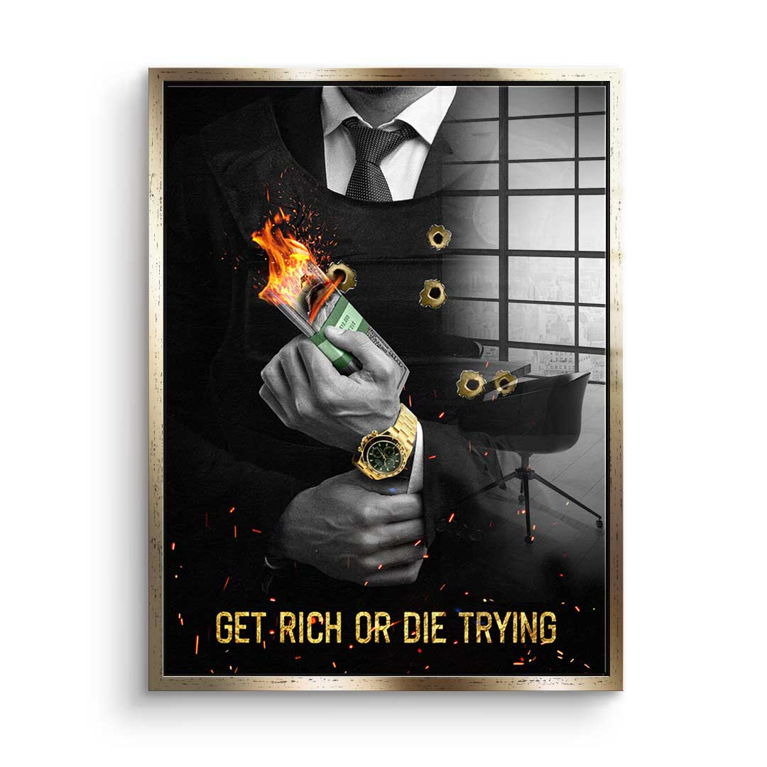 Get Rich - acrylic glass