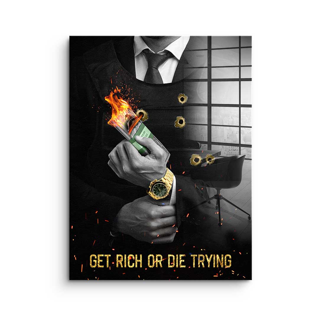 Get Rich - acrylic glass