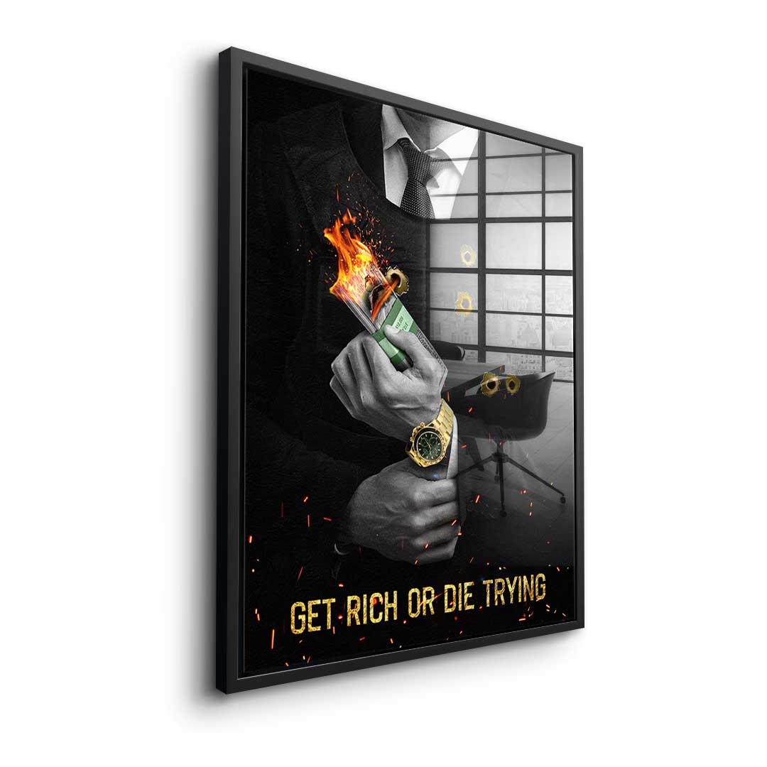 Get Rich - acrylic glass