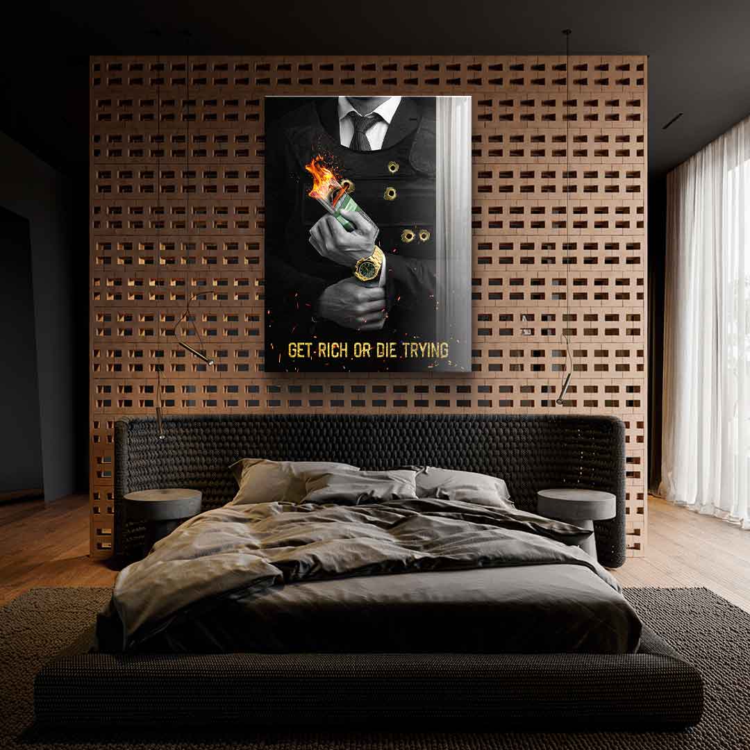 Get Rich - acrylic glass